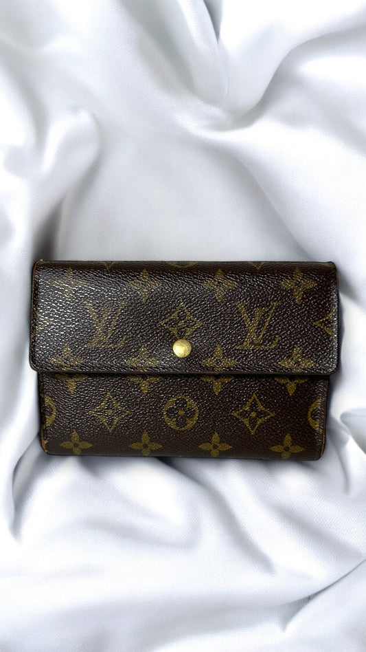 Louis Vuitton Monogram Porte Tresor Etui Papiers Trifold Wallet