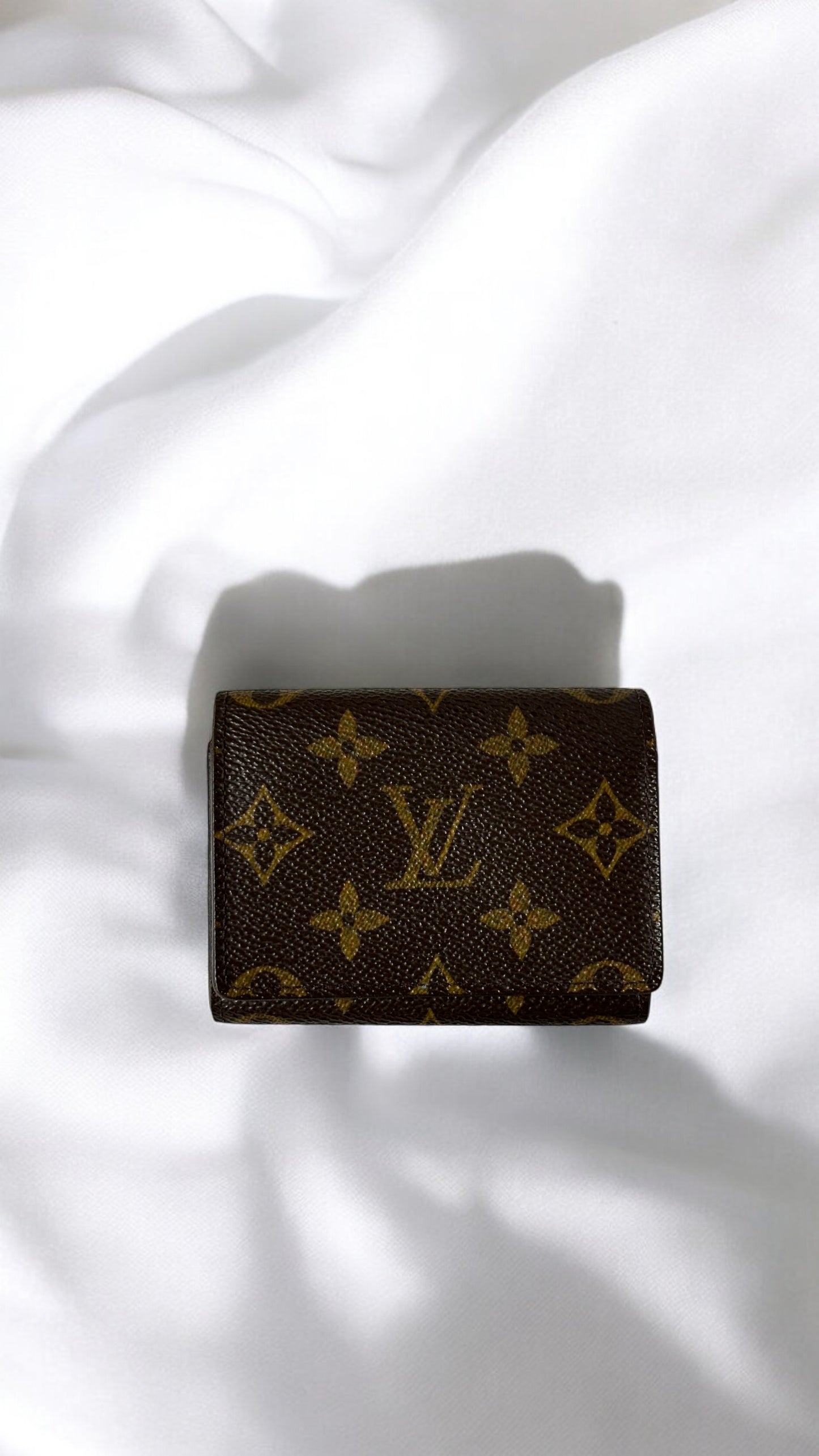 Louis Vuitton Monogram Enveloppe Cartes De Visite Card Case